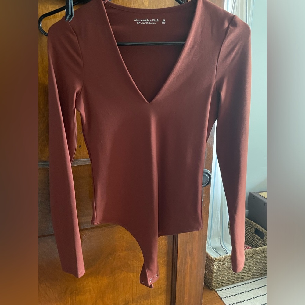 Abercrombie long sleeved thong bodysuit